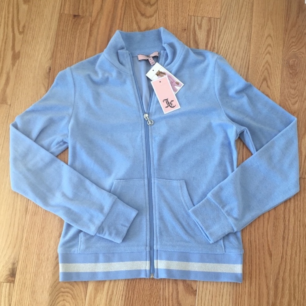 🌸Juicy Couture (M) Periwinkle Blue Zipup🌸